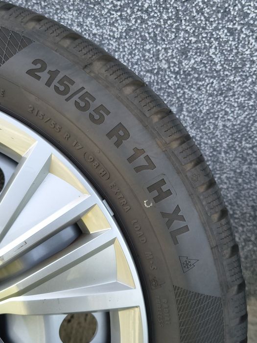 Jante originale Otel Volkswagen CADDY 2020-2025 215/55R17 Dot 2024