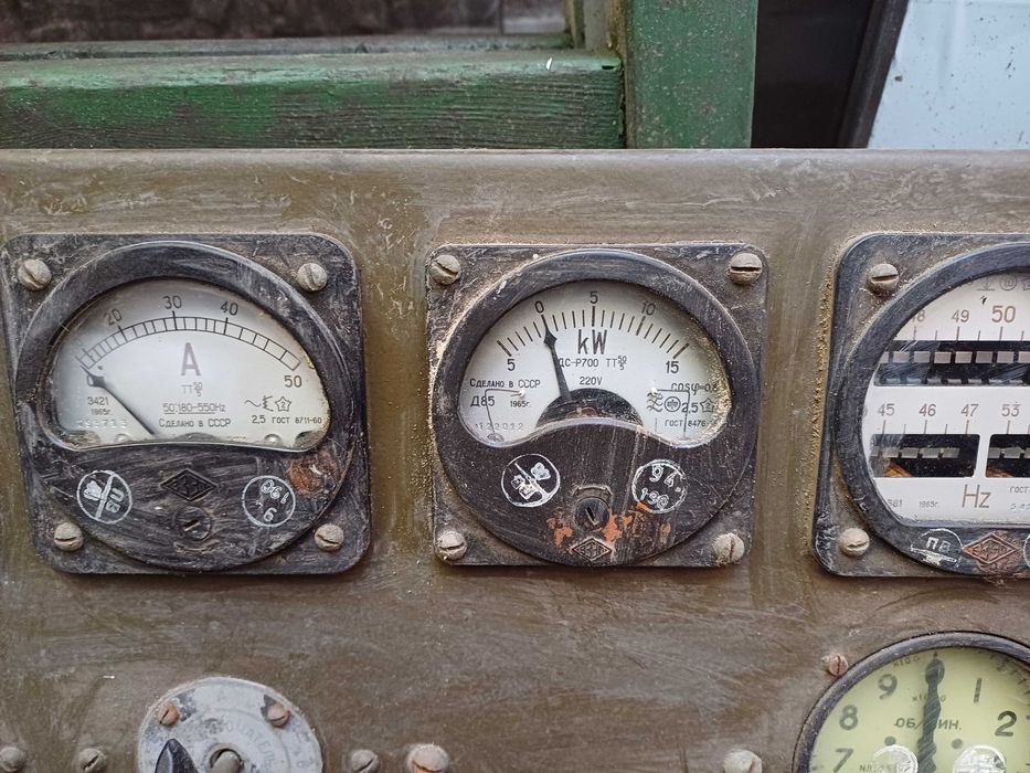 Табло с уреди - управление