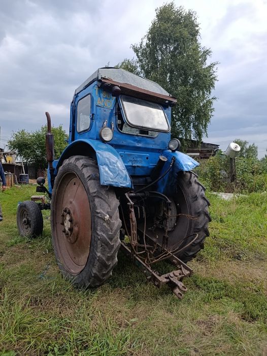 Трактор Т-40 и телега
