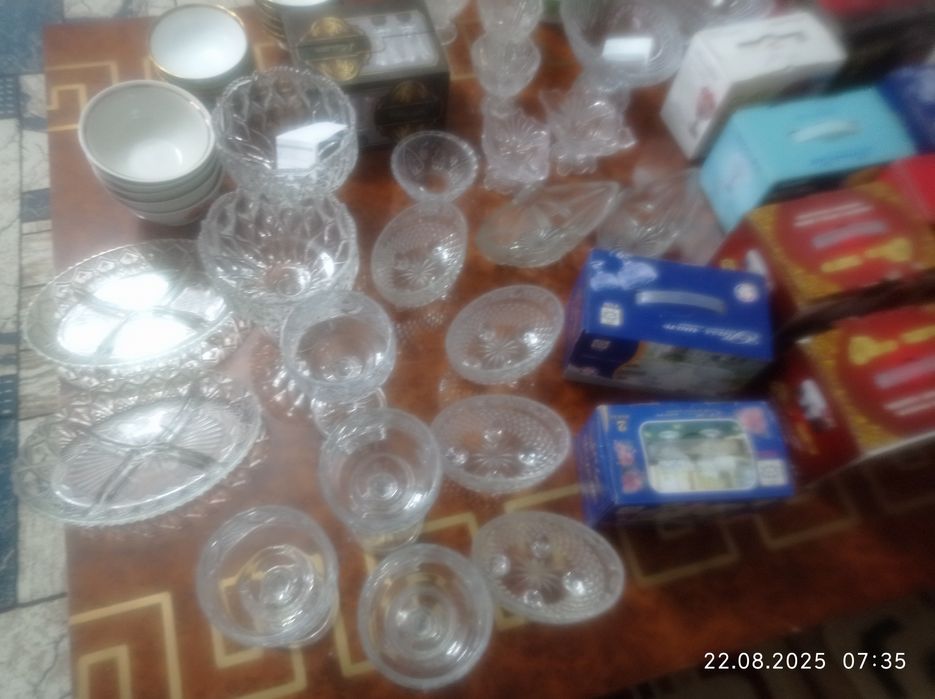 Хар кыйлы турдеги посудалар