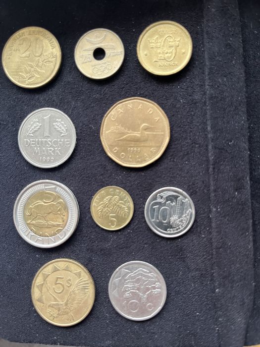 Лот монети - Европа, Азия, Африка, С. Америка