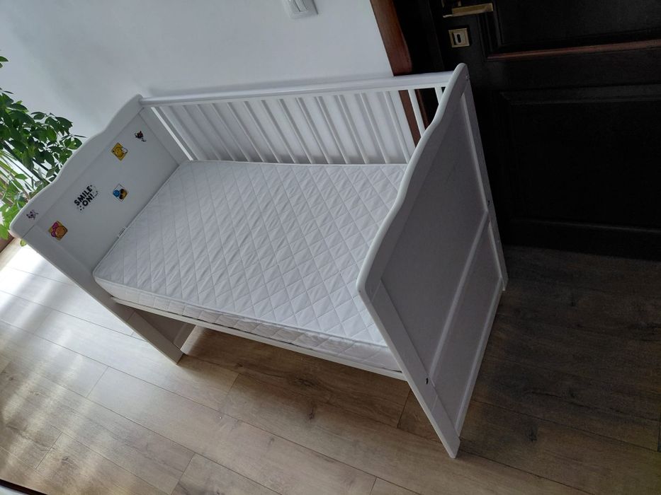 Patut multifunctional Julia 3 in 1 – Patut, Pat Junior si Canapea | Alb