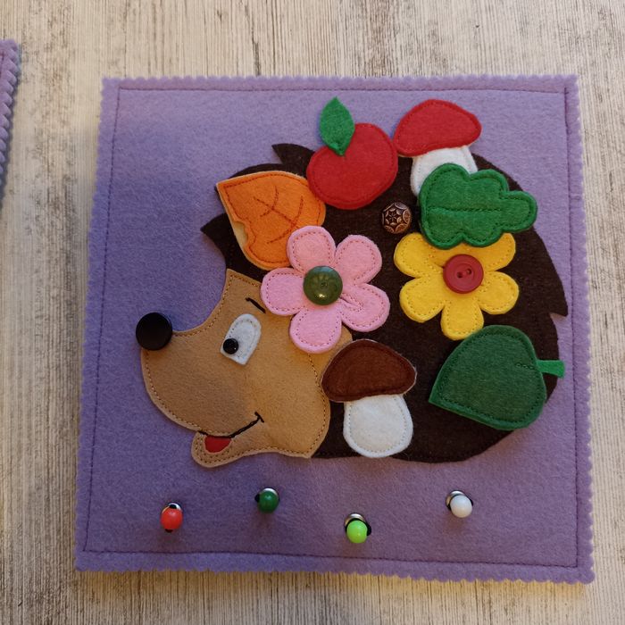 Развивающие планшеты из фетра