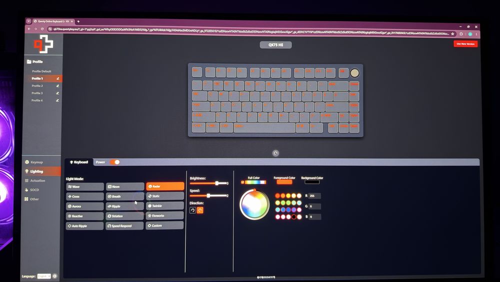 Tastatura Qwertkey 75 HE Stricker