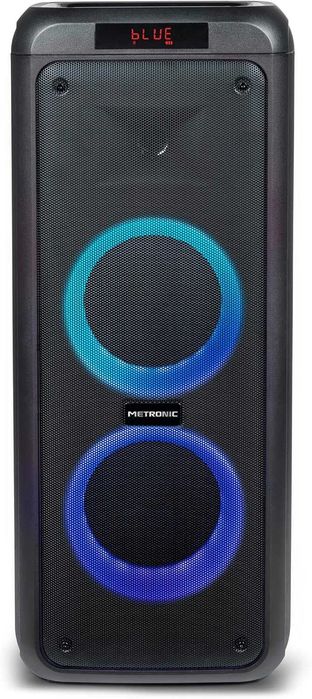 Metronic 477182 Аудио Система, Bluetooth 600W Party XL LED Светлини
