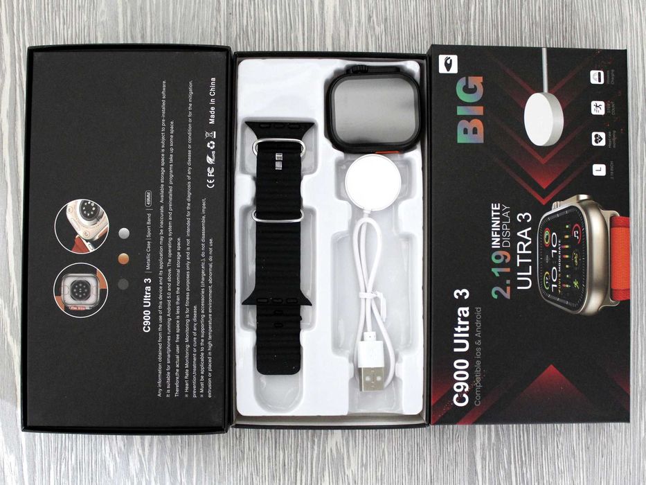 Смарт часы C900 Pro Max 49mm (2.19") — новые