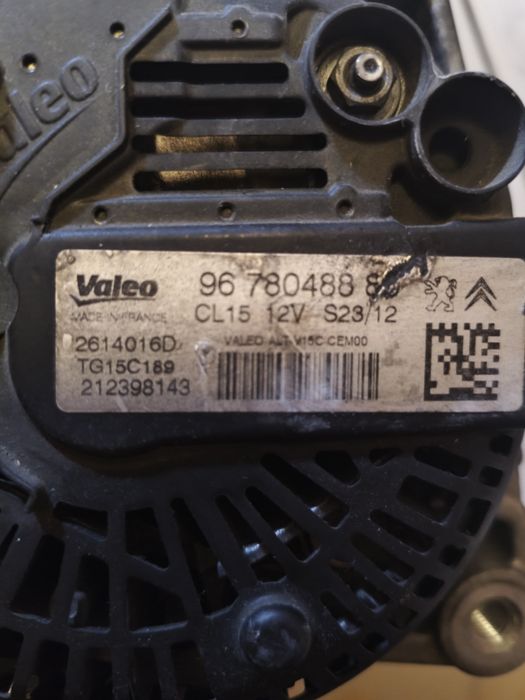 Alternator Peugeot 508-2.0hdi 2012