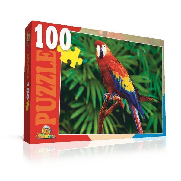 Пъзел 100 елемента с папагал