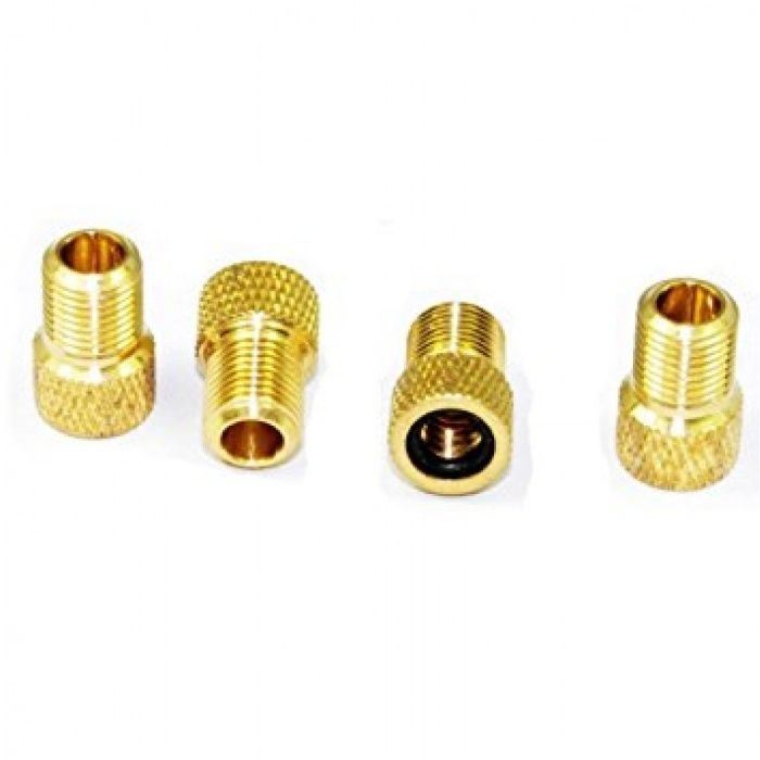 ПРЕХОДНИК Капачки ФРЕНСКИ към НОРМАЛЕН Вентил колело велосипед гуми