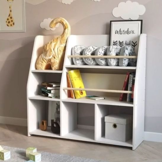 Стеллаж для игрушек и книг детей