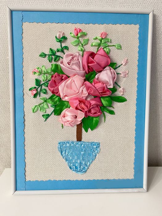 Картины вышивка лентами