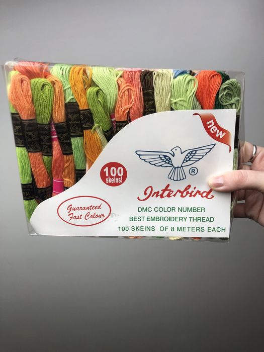 Хлопковые нитки мулине