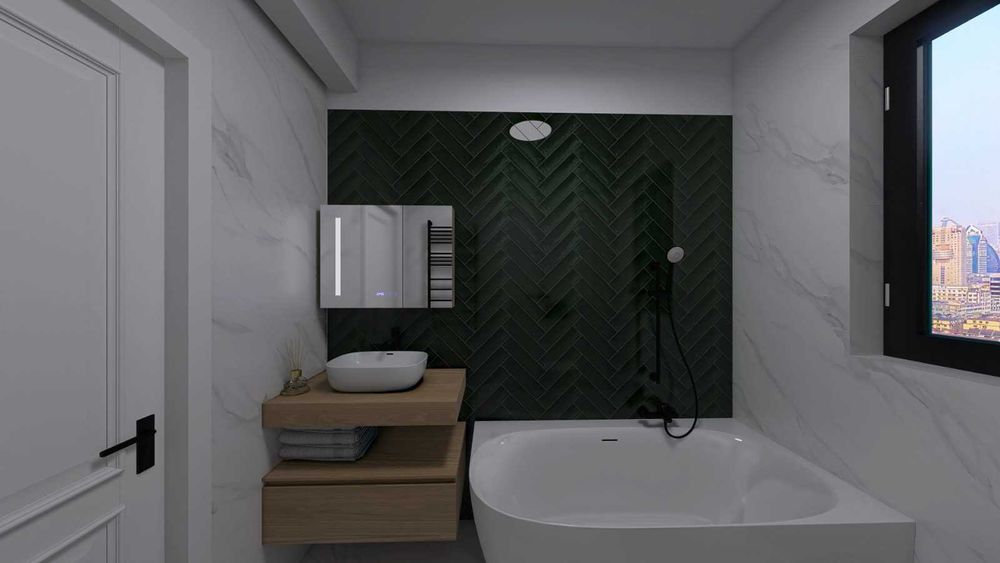 3/4 camere 122mpc+dressing/birou | Herăstrău-Aviatiei-Băneasa |Zeletin