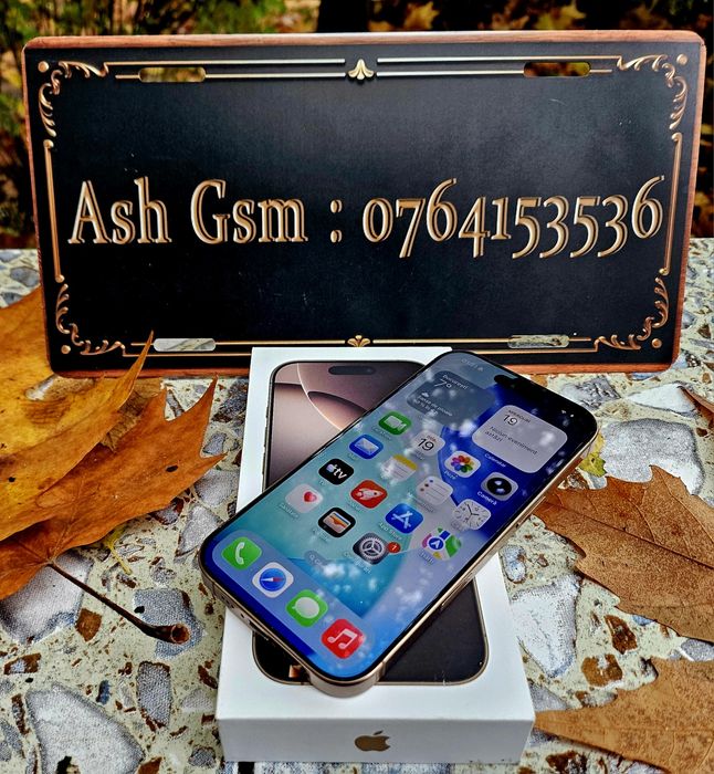 Iphone 16 Pro IMPECABIL, FULL BOX, baterie 100%