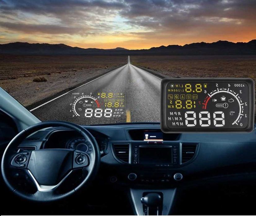 Километраж за Стъкло Head-UP Дисплей голям