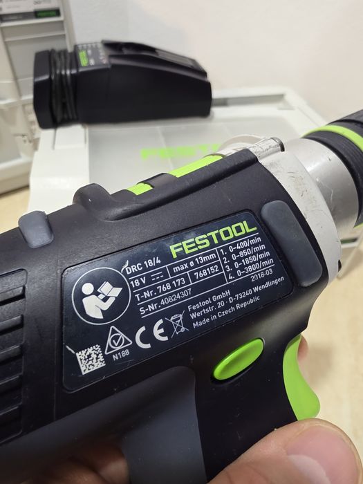 Mașină de înșurubat autofiletanta Festool DRC 18/4