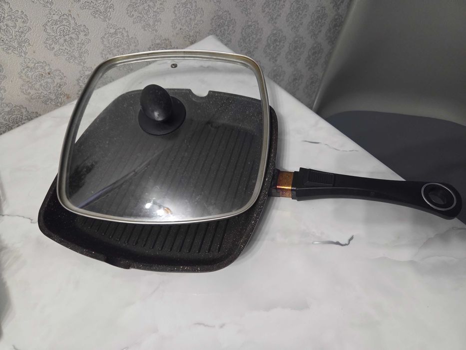 Сковорода гриль б/у