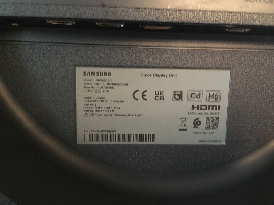 Samsung 28 U28552UQR