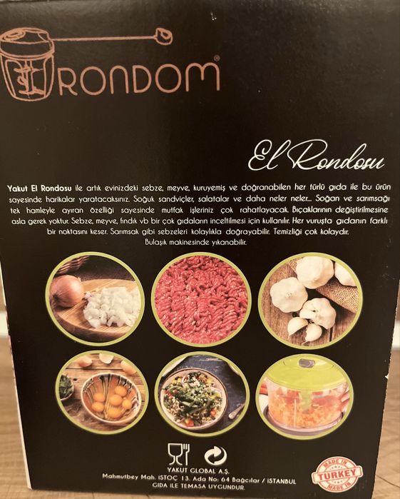 Чопър/ ръчен блендър от неръждаема стомана