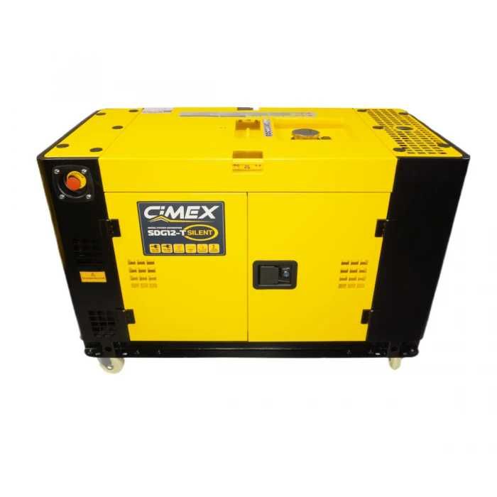 Дизелов трифазен/монофазен генератор 12 kW ATS табло  SDG12-T