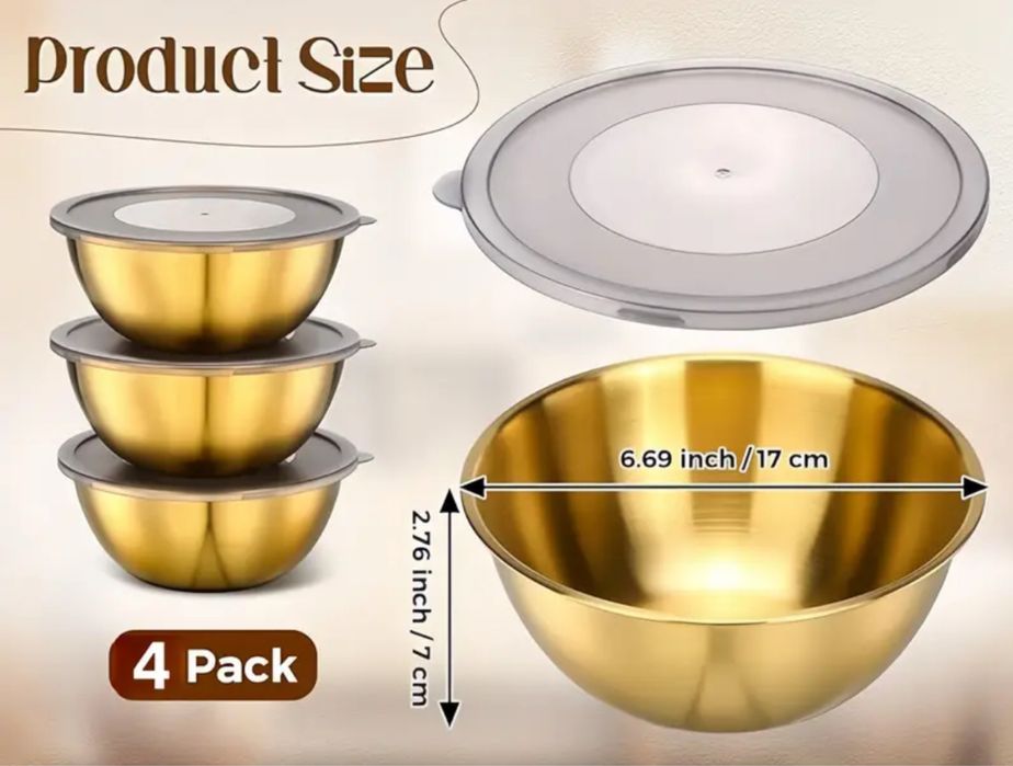 Новые миски, чашки, сито, дуршлаг