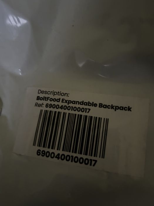 Vand geanta bolt food