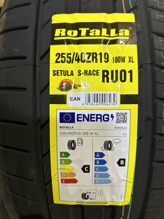 Нови летни гуми ROTALLA SETULA S-RACE RU01 255/40R19 100W XL НОВ DOT