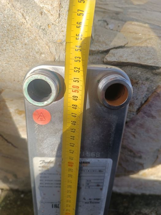 Топлообменник вода вода .