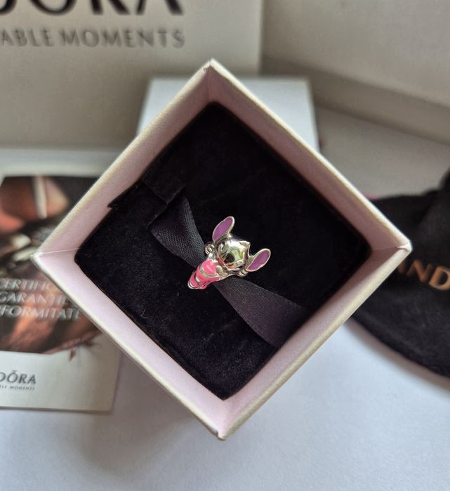 Cercei Stitch din argint  cu stanta S925 ALE