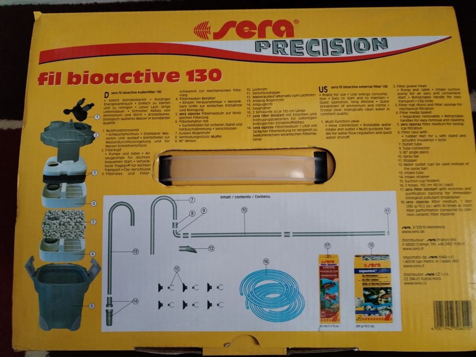Filtru extern Sera Bioactive 130 pt.Acvarii