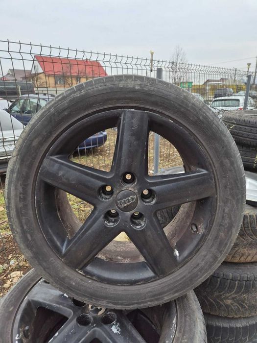 Set Jante aliaj Audi A6 C6 5x112 cu avelope vara 245/45R17 7,5j et 45