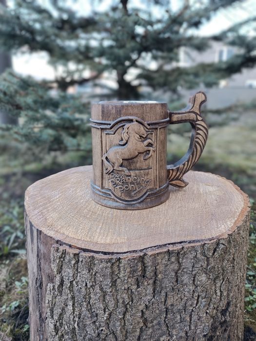 Дървена халба за бира, различным видове