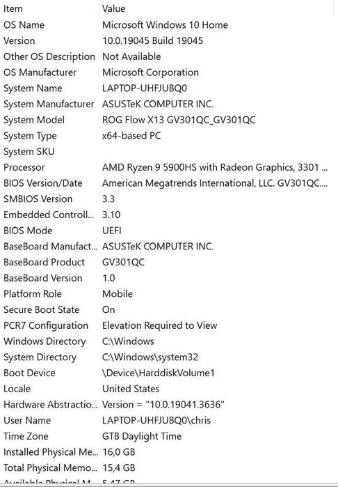Asus ROG Flow X13 лаптоп