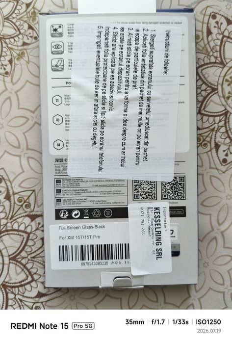 Xiaomi 15T folie+husa