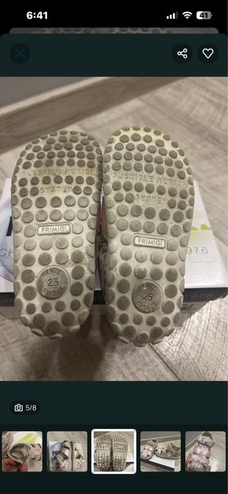 Детски Сандали  primigi/Детски маратонки Adidas tinkerbell номер 25