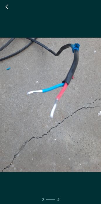 Продаётся алюминиевый кабель 4мм2. 100 метров