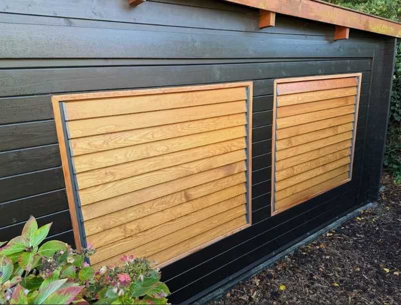 Жалюзи, ламелно ограждение за тераса, ограда, балкон и прегради 120×60