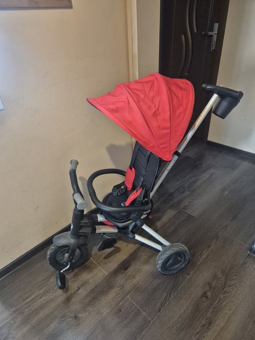 Vând Tricicletă ultrapliabilă QPlay Nova Rubber - Roșu/Negru (Bebe Tei)