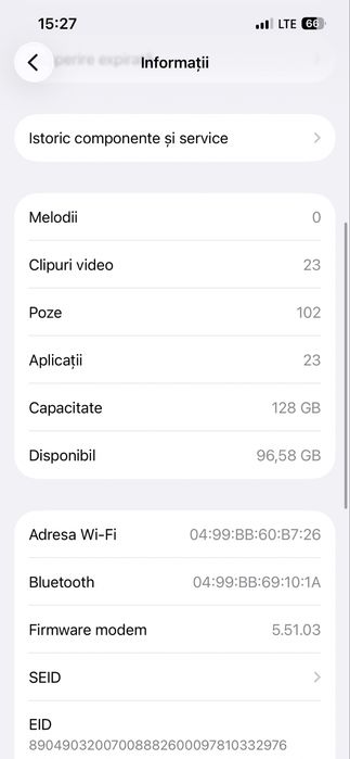 Iphone 13  WHITE 128 GB