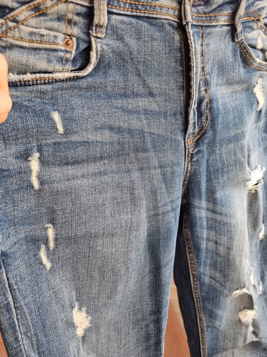 Дънки тъмносиви и сини, размер S-М