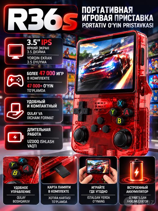 R36S — портативная игровая приставка, игровая консоль
