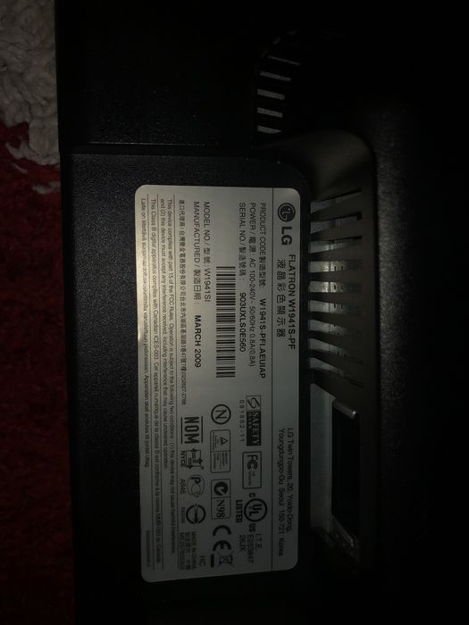 Monitor LG functional