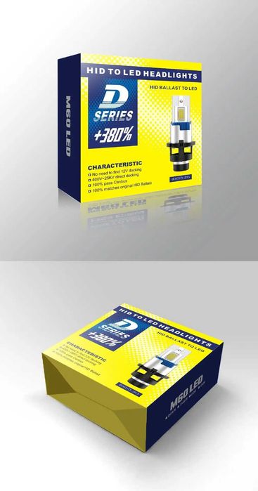 LED Крушки D4S - D series +380 %