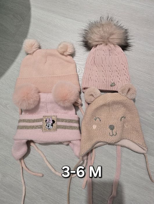 Caciula iarna fetite 3-6M