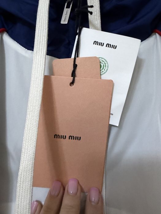 Горнище с качулка Miu Miu New Balance