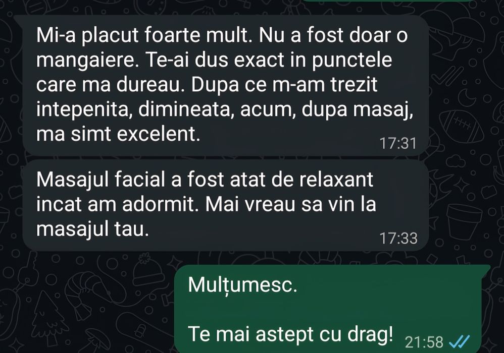 Masaj terapeutic și facial ayurvedic