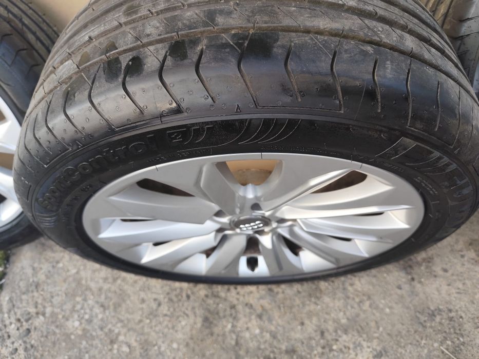 Jante  Audi R18 5×112 A4 A5 A6 A7 anvelope 245 45 18 Fulda vara noi dot 2025 8j ET 26