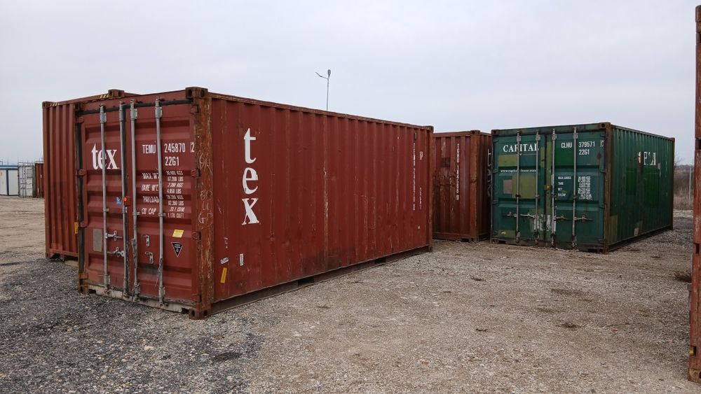 Container depozitare materiale 6 metri