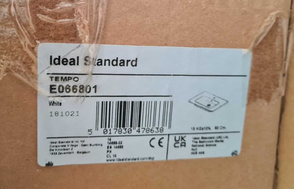 Set mobilier baie suspendat 60 cm, Ideal Standard, cu lavoar + oglinda