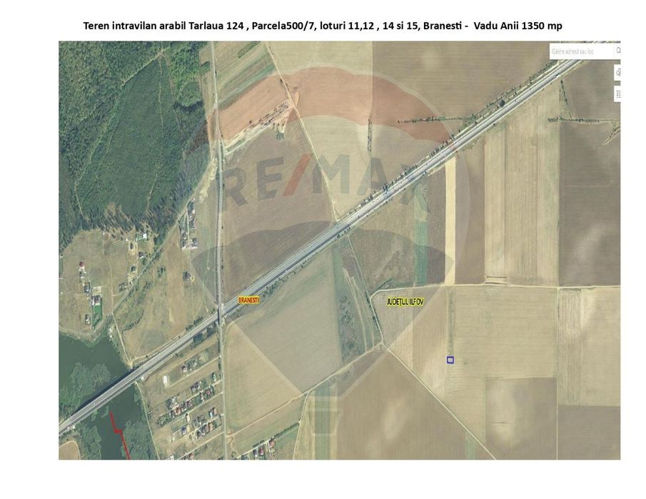 Vanzare teren intravilan parcelat, in Branesti langa - Autostrada A2